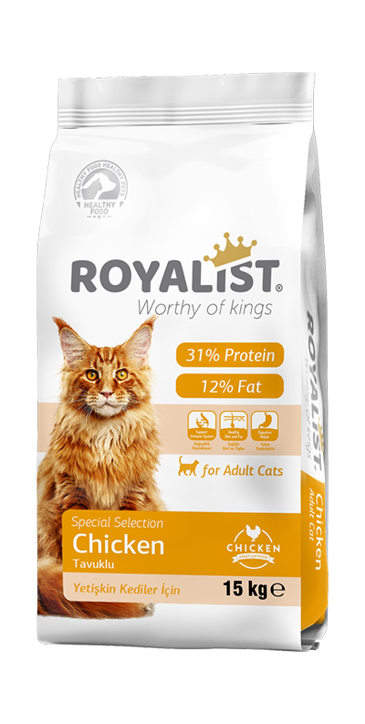 03203 ROYALIST TAVUKLU KEDİ MAMASI 15 KG