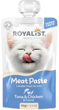 03751 ROYALIST MEAT PASTE CAT TUNA & CHİCKEN & CARROT 90 GR
