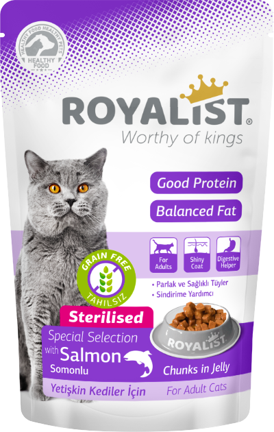03372 ROYALIST SOMONLU KISIR KEDİ POUCH KONSERVE 85 GR