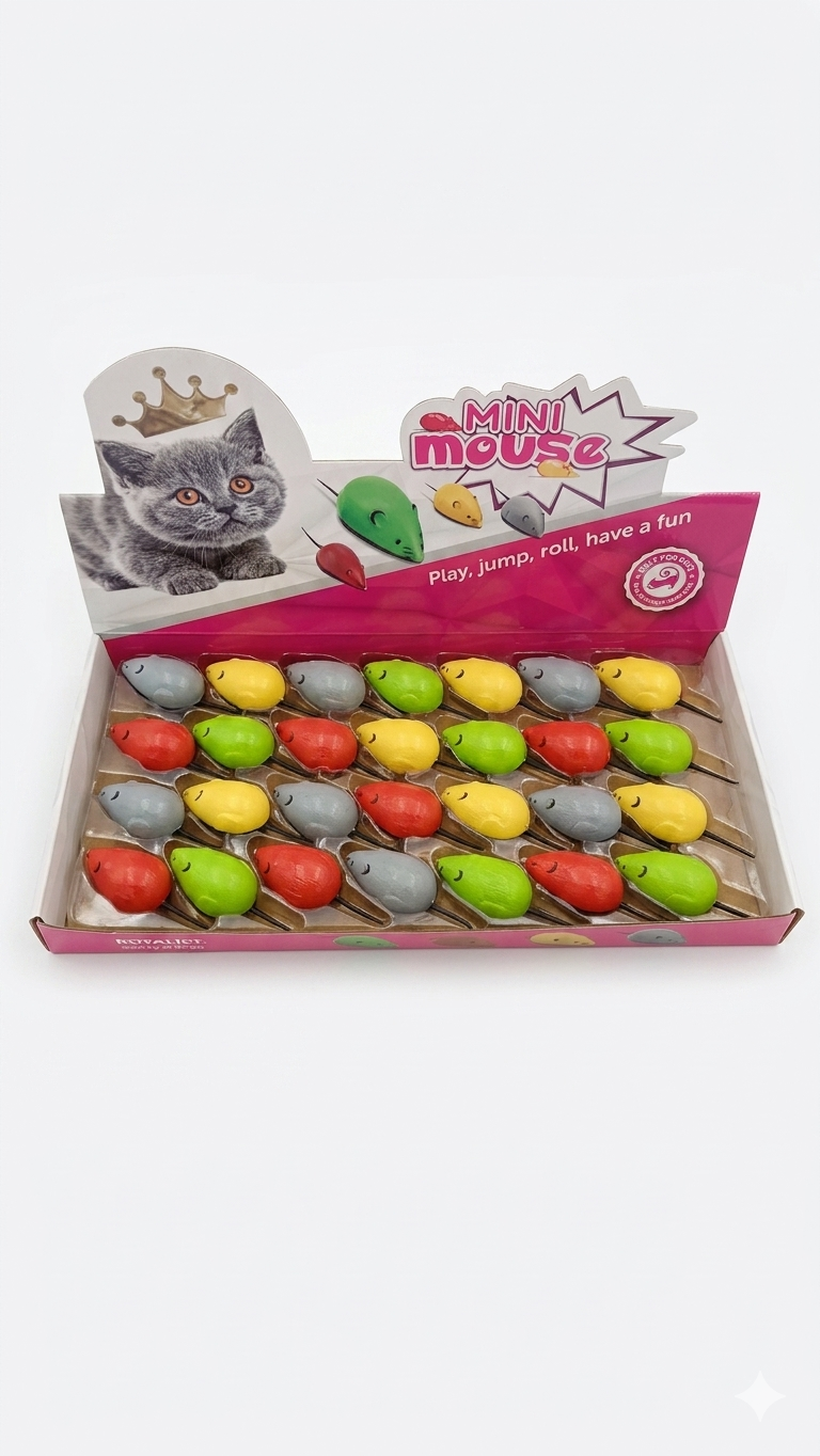 CT15036  KEDİ OYUNCAK FARE CT15036 (28 Lİ)