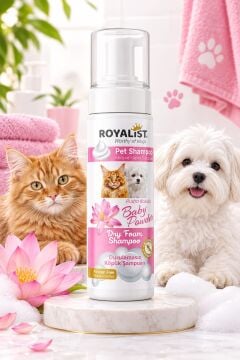 04025 ROYALİST KEDİ-KÖPEK BABY POWDER KÖPÜK ŞAMPUAN  200 ML 24'lü