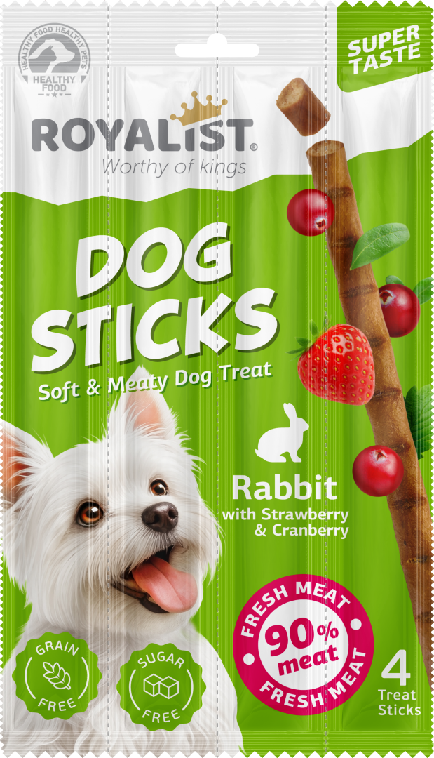 04124 ROYALIST DOG STİCKS / RABBİT 4x5 GR