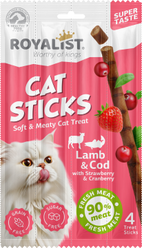 04117 ROYALIST CAT STİCKS / LAMB & COD 4x5 GR